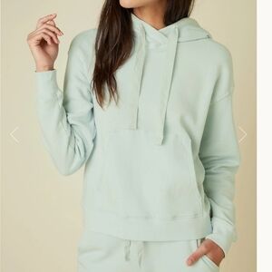 Velvet Graham & Spencer Ojai Hoodie Medium Mint Green